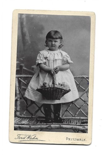 Y1076 cdv photo - photo, girl