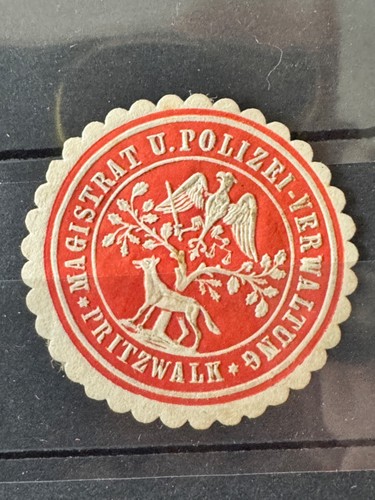 Reklamemarke siegelmarke - reklamemarke,