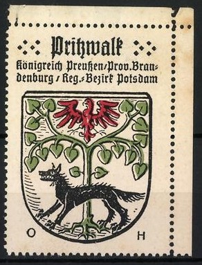 Reklamemarke pritzwalk - reklamemarke,