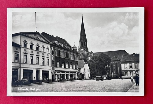 Photo postcard pritzwalk - pritzwalk, 1935