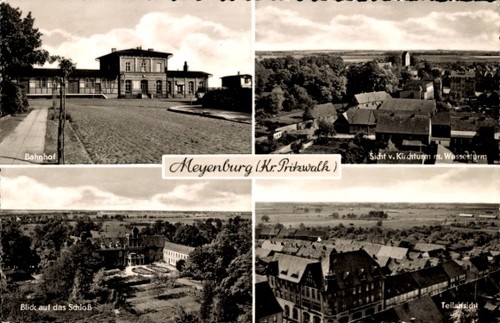 Postcard meyenburg der - in,