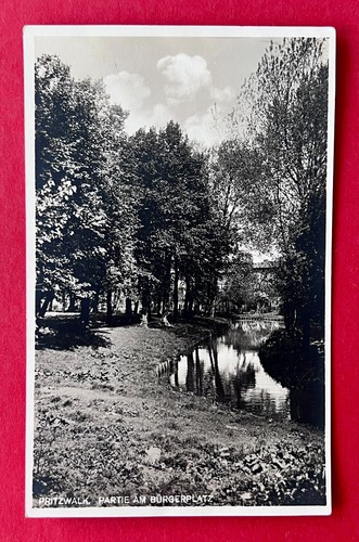 Photo postcard pritzwalk - pritzwalk, 1929