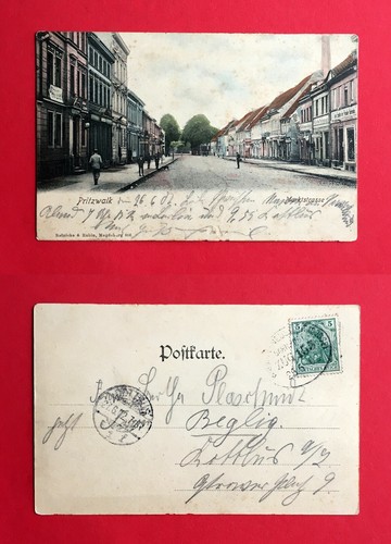 Pritzwalk 1902 blick - blick, die