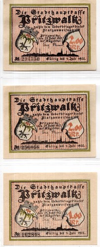 1922 germany pritzwalk notgeld - germany,
