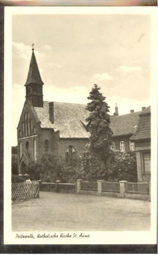 Pritzwalk church 1958 - church, x