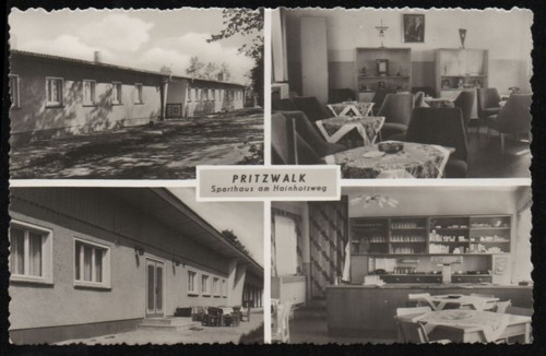 Postcard pritzwalk sporthaus - postcard,