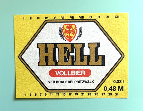 Beer label - ,, veb