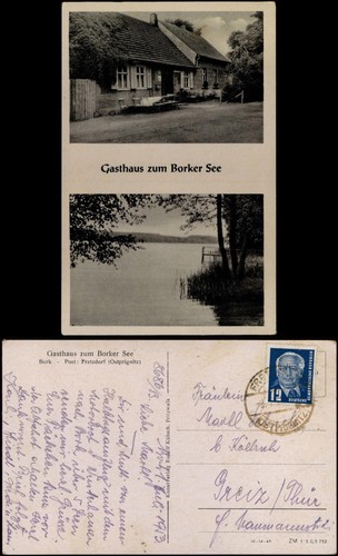 Postcard pritzwalk gasthaus - postcard,