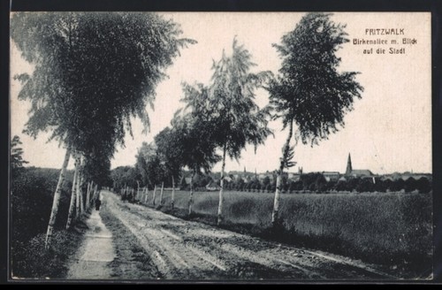 Postcard pritzwalk birch - pritzwalk,,