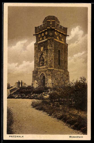 Postcard pritzwalk bismarck - postcard,