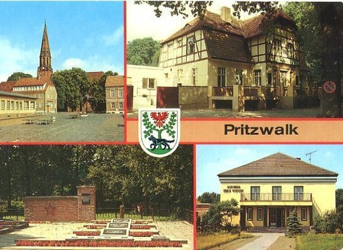 Postcard pritzwalk 4 images - postcard,,