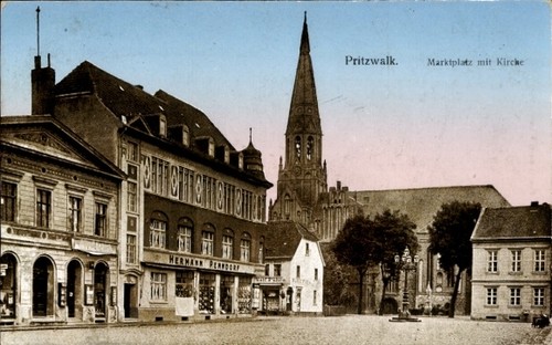 Postcard pritzwalk the - pritzwalk, in